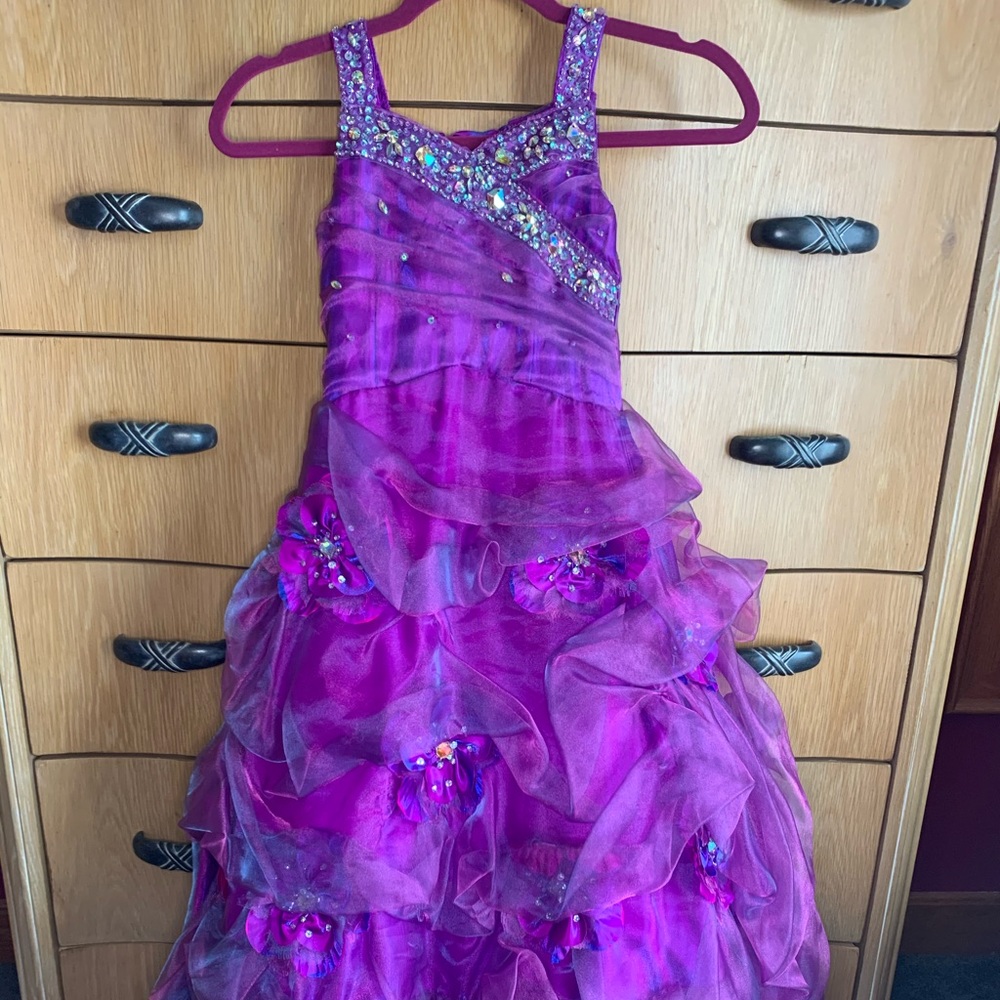 Purple kids pageant dress!